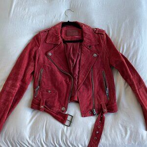 BLANK NYC SUEDE MOTO JACKET